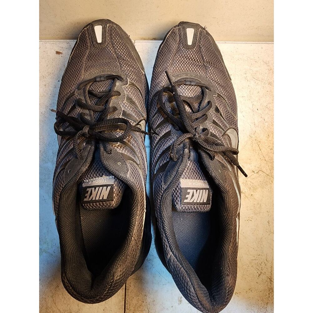 Nike Air Max Torch 4 Black Anthracite Silver Running Shoes 343846-002 (Mens 14)